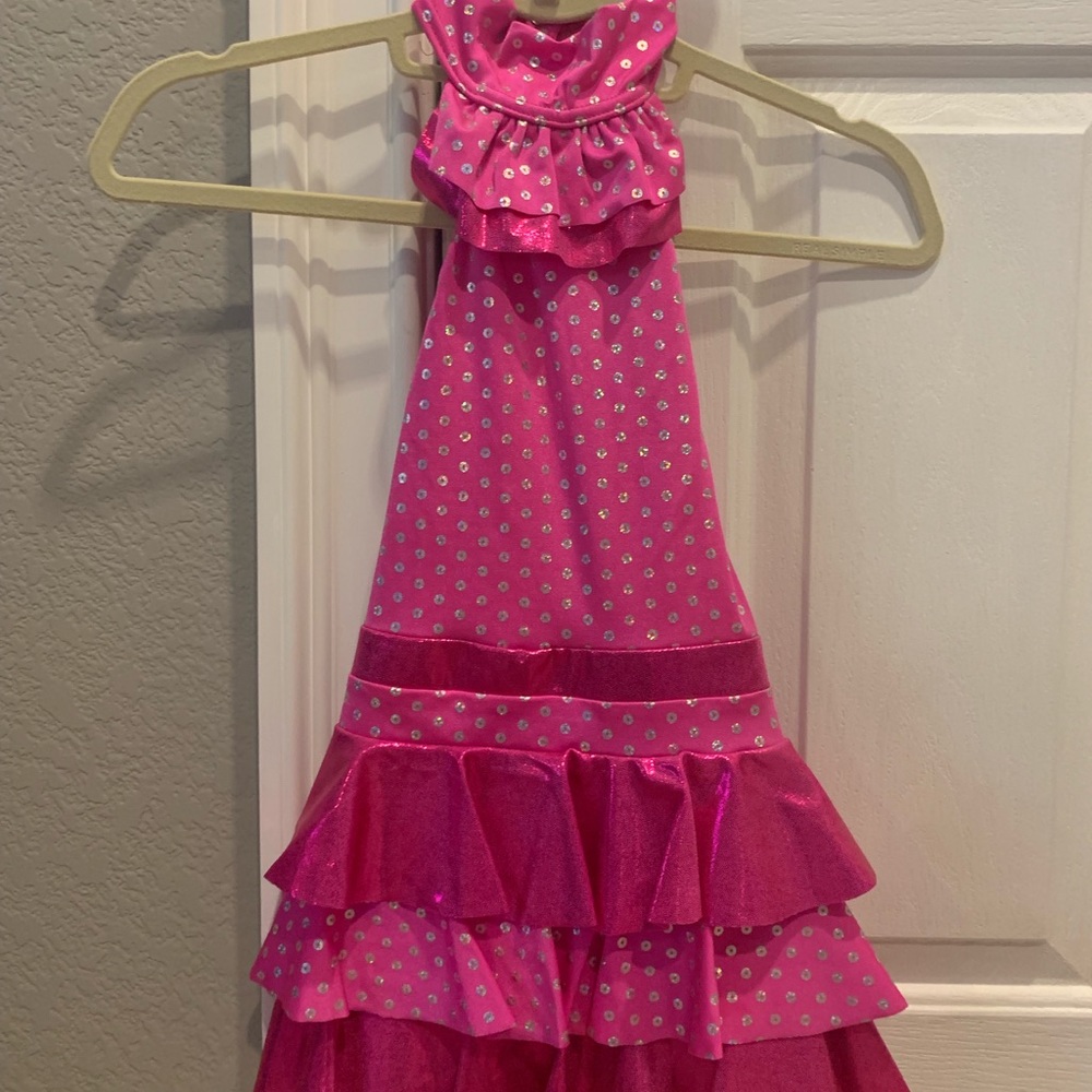 Pink dance costume